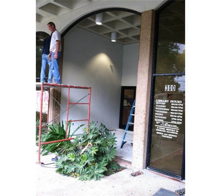 Storefront - Val Verde County Library - Insulated, energy efficient windows