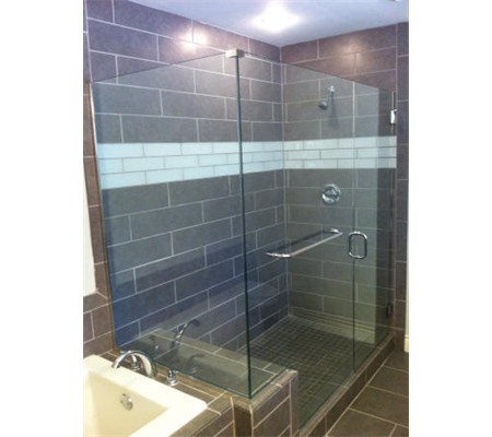 Bath & Shower 3/8 inch  Custom Fit Frameless Shower